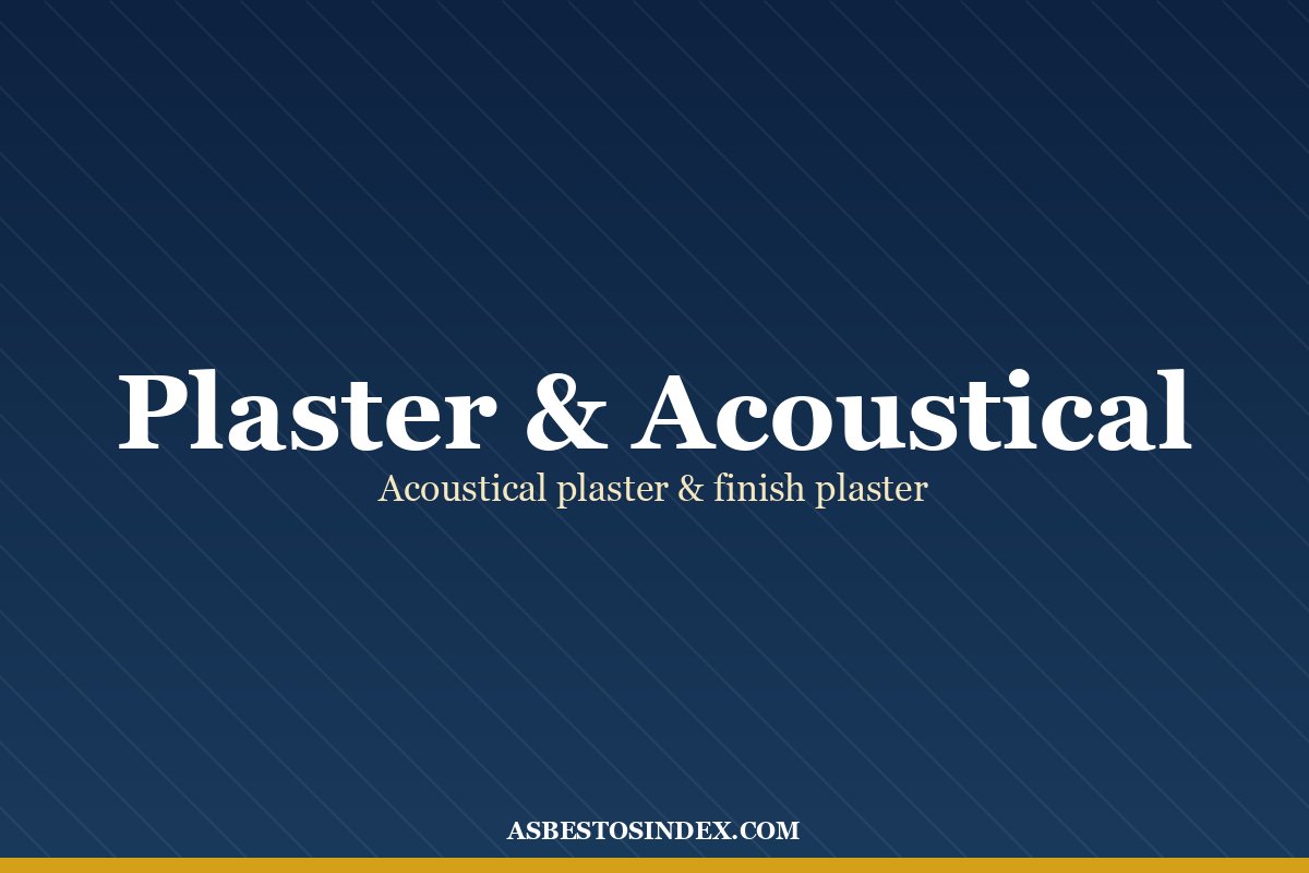 Ceiling Tile & Acoustic Products