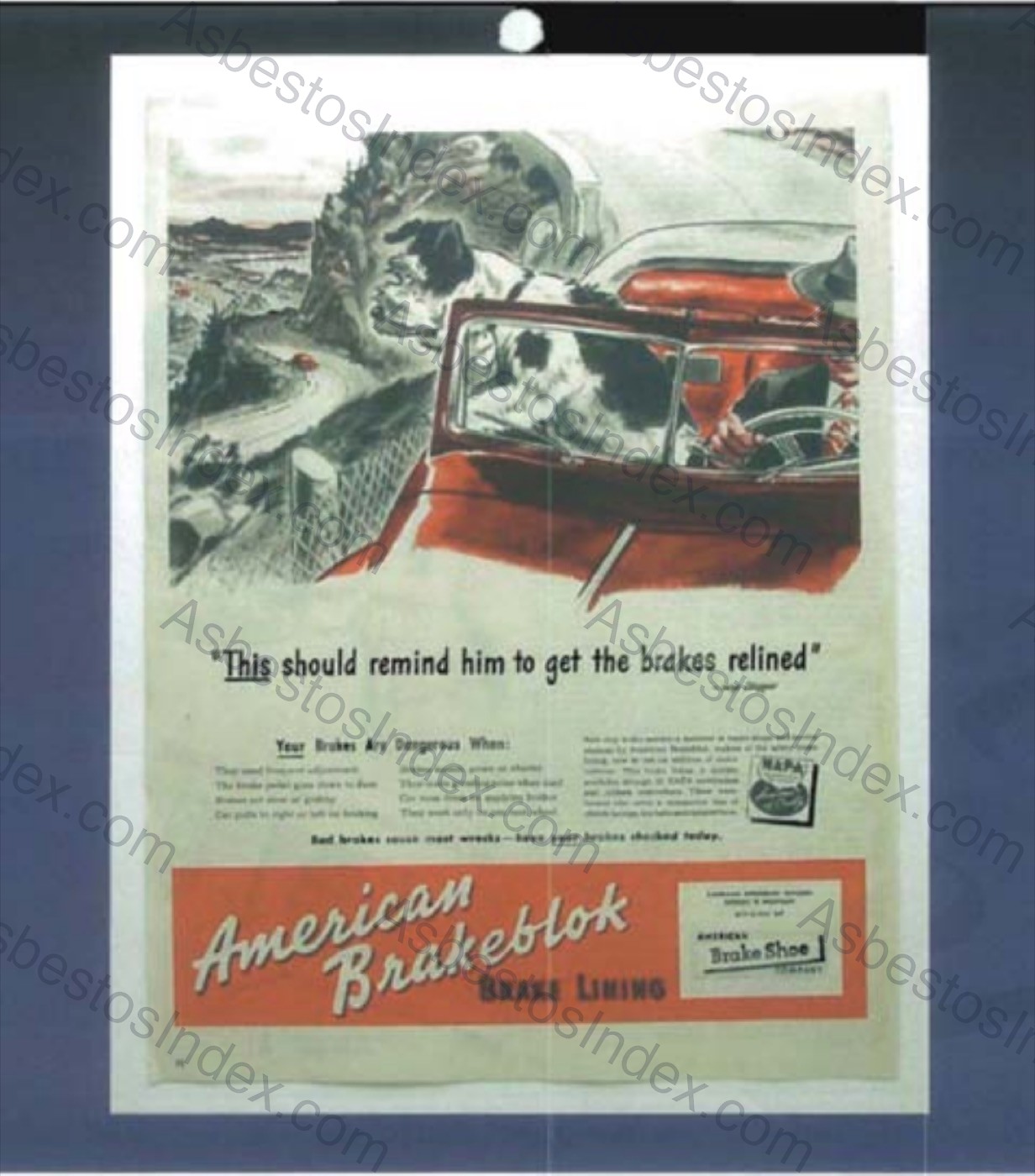 NAPA Rayloc American Brakeblok brake products