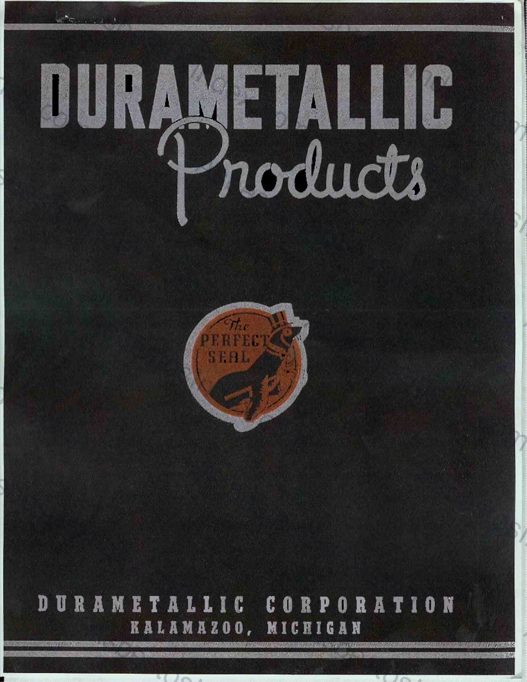 Durametallic mechanical seals catalog