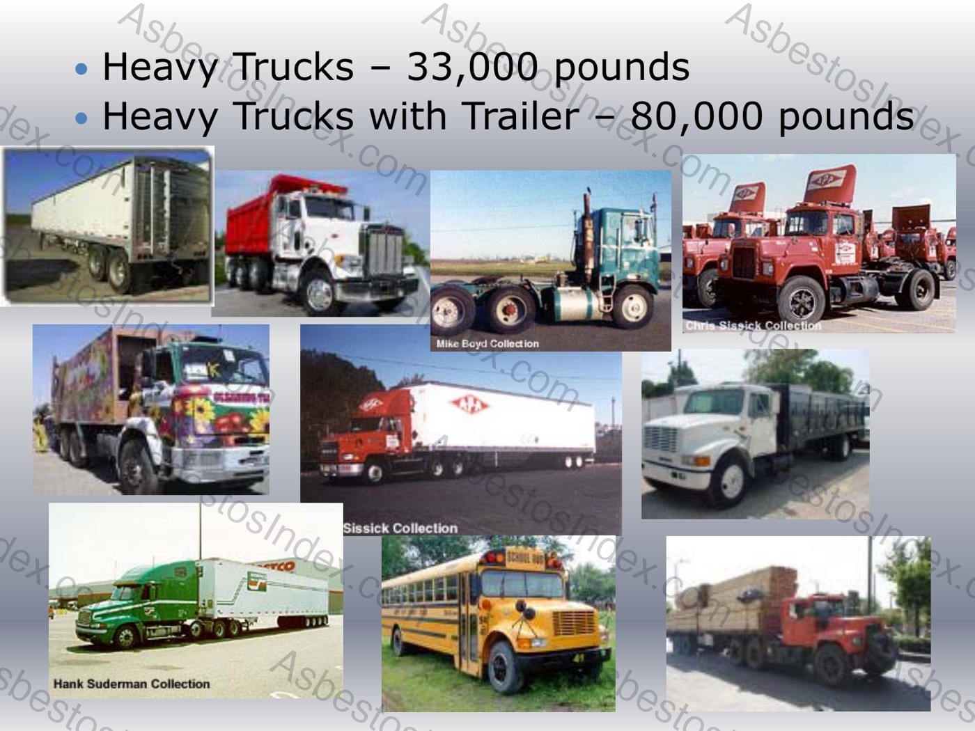 Heavy trucks and trailers