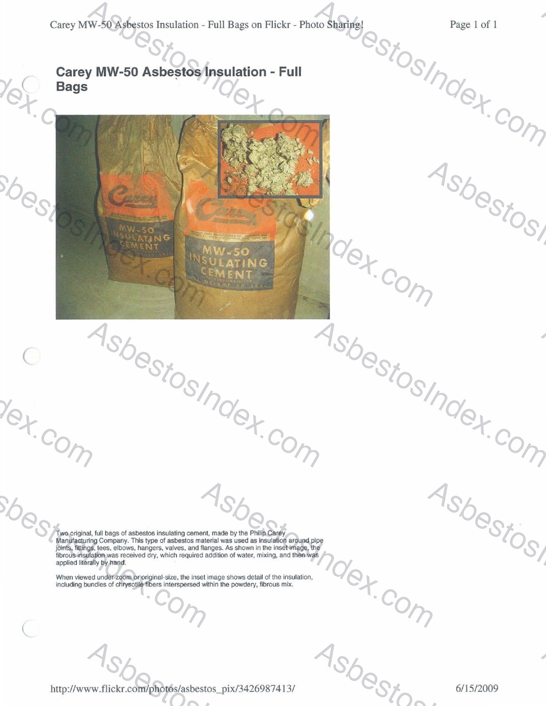 Insulation products