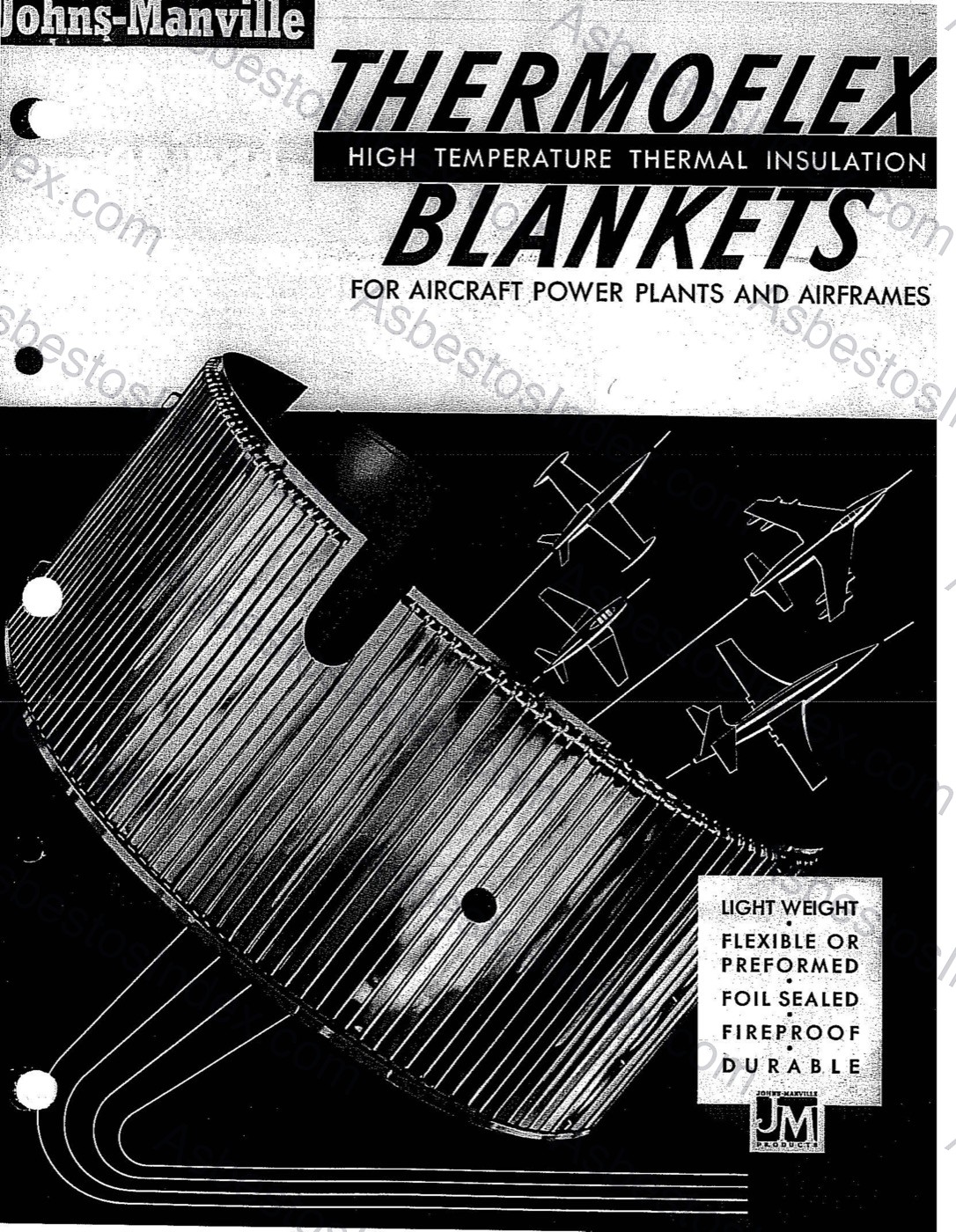 Military aircraft insulation
