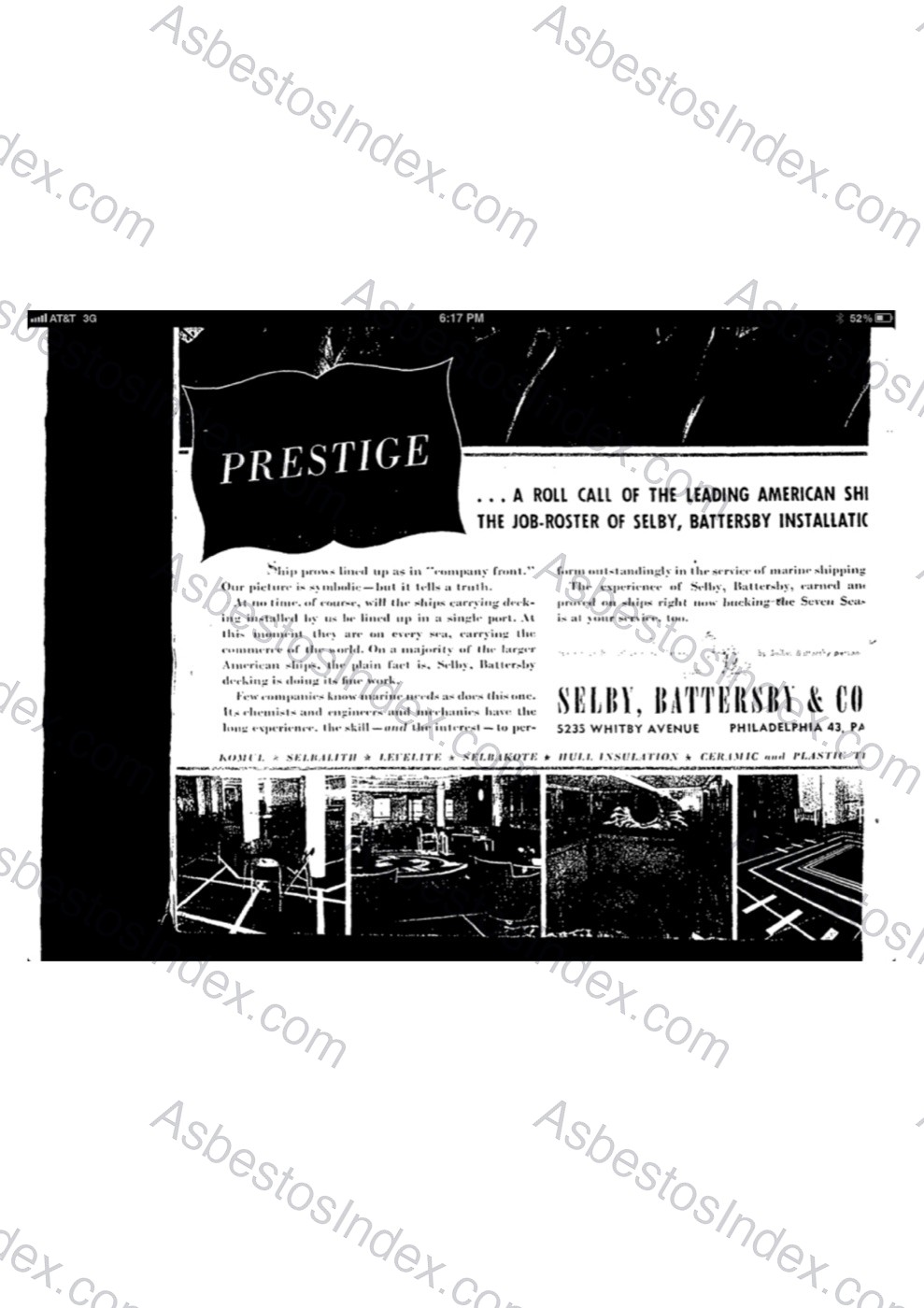 Selby Battersby ship decking
