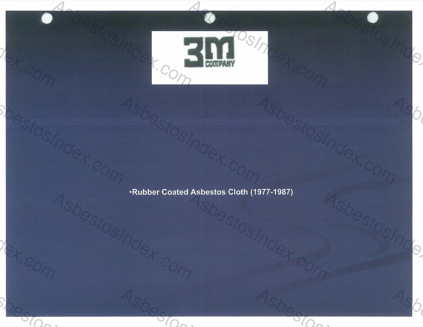Asbestos textile felt and cloth