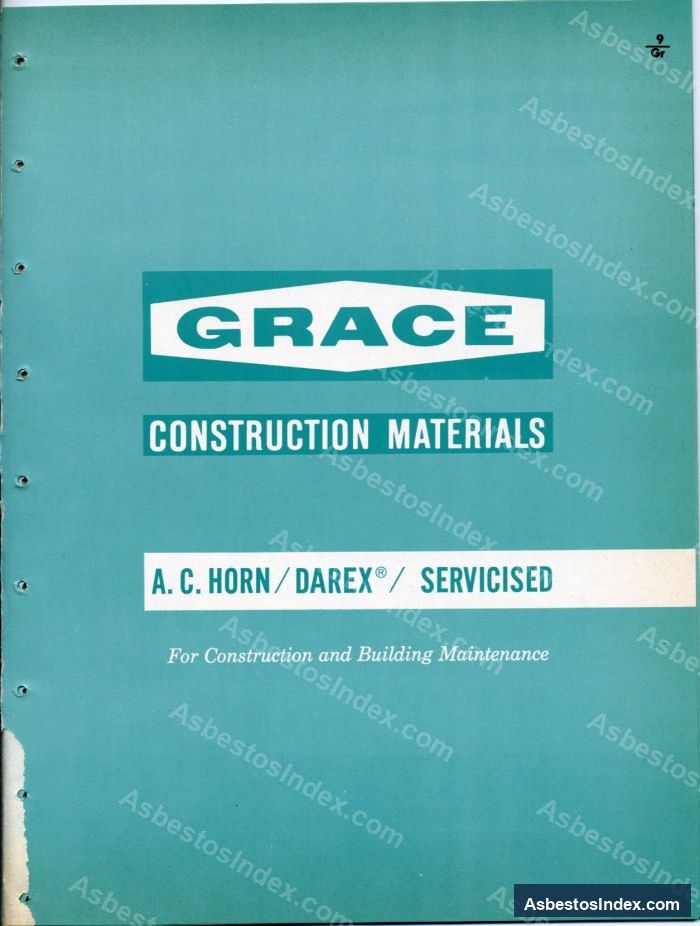 W.R. Grace · Catalog Page — W.R. Grace