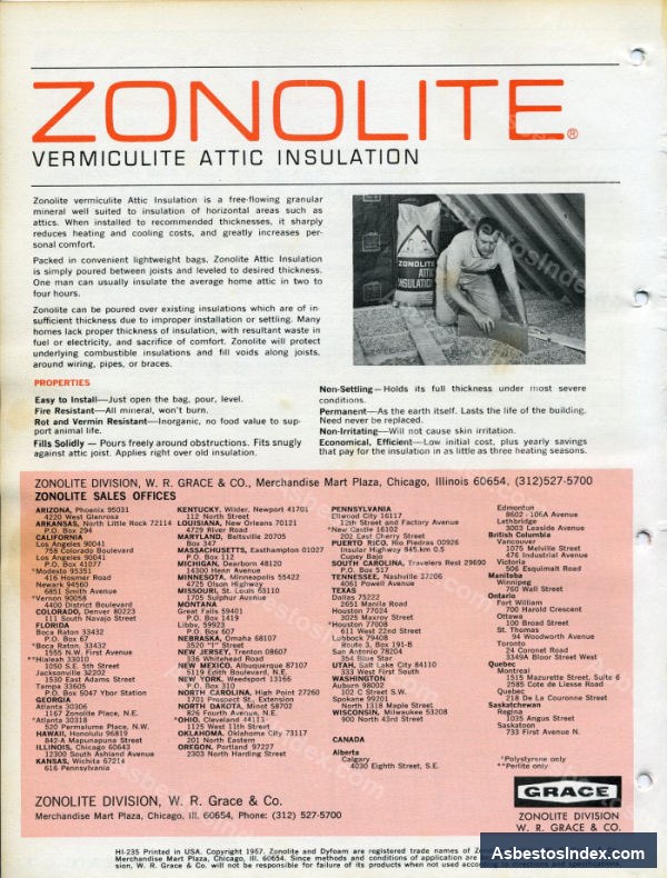 W.R. Grace · Catalog Page — W.R. Grace