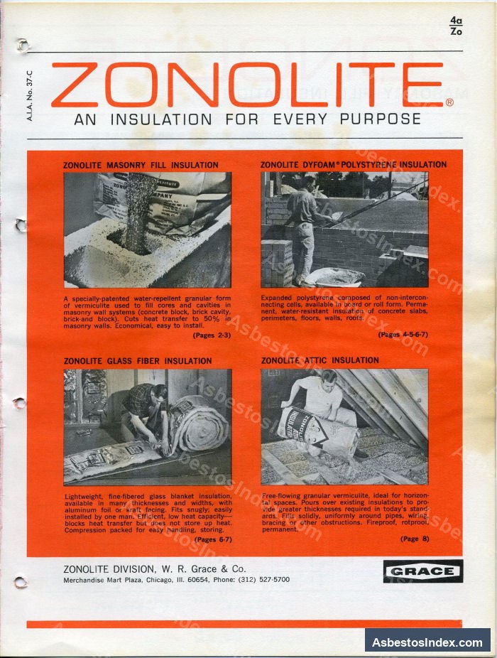 W.R. Grace · Catalog Page — W.R. Grace