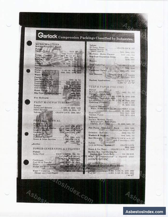 Garlock Sealing Technologies · Documentation — Garlock Sealing Technologies