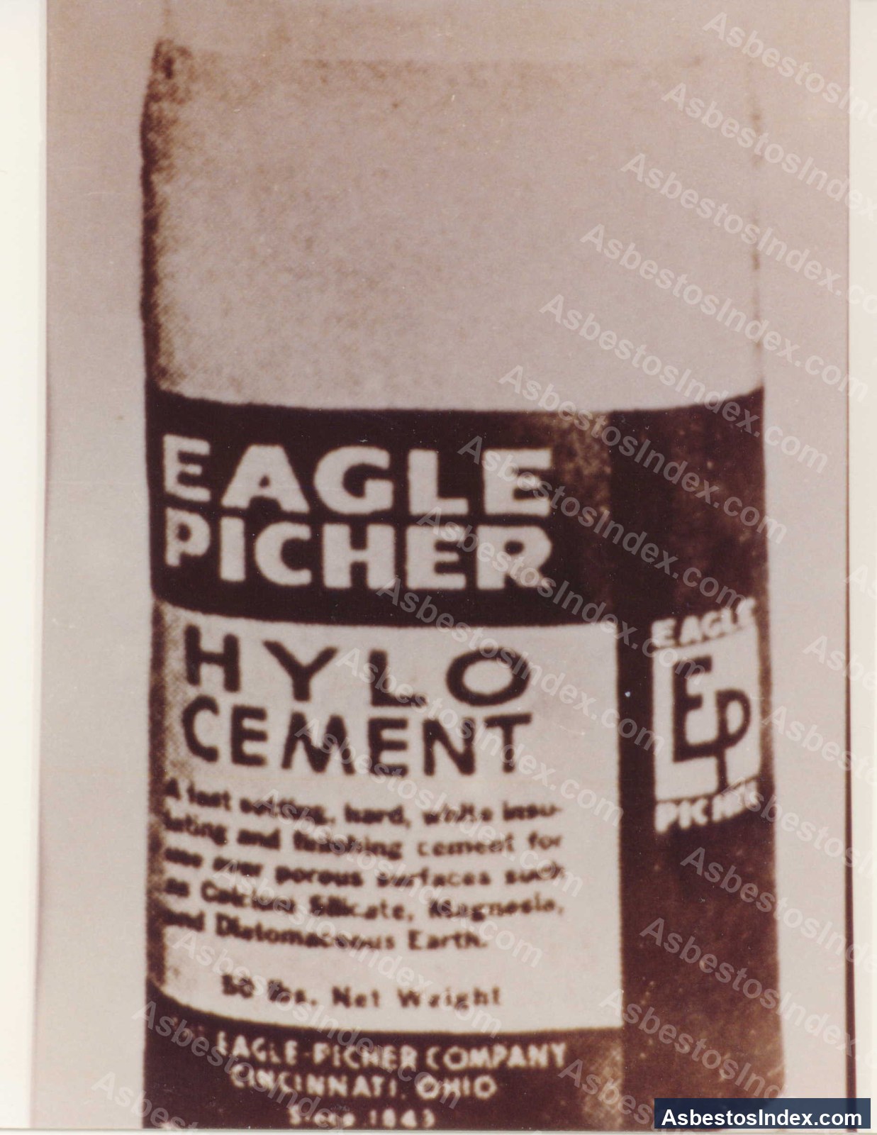 Eagle Picher · Label / Packaging — Eagle Picher