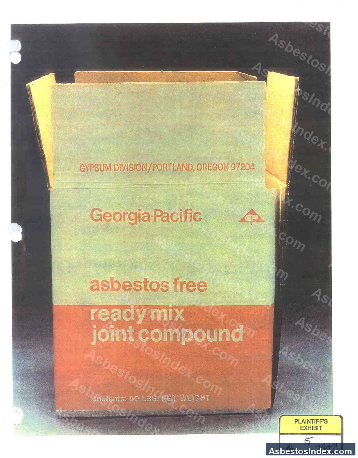Georgia Pacific · Label / Packaging — Georgia Pacific