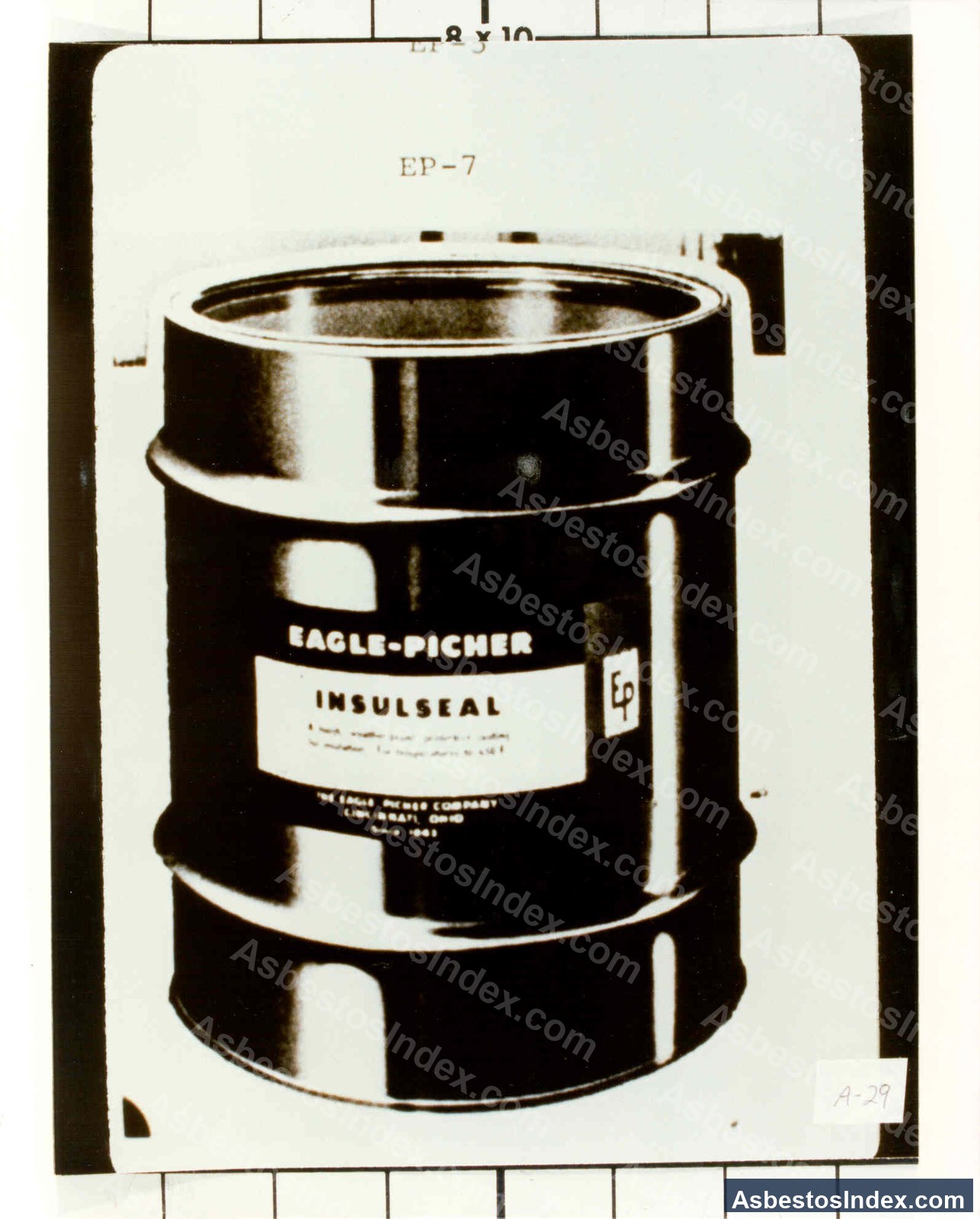 Eagle Picher · Product Specimen — Eagle Picher