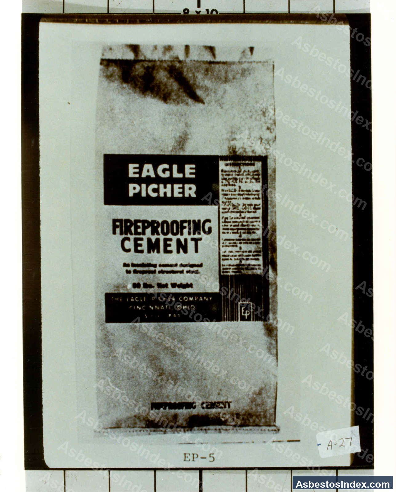 Eagle Picher · Label / Packaging — Eagle Picher