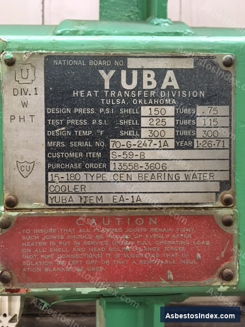 Yuba · Installed Equipment — Yuba