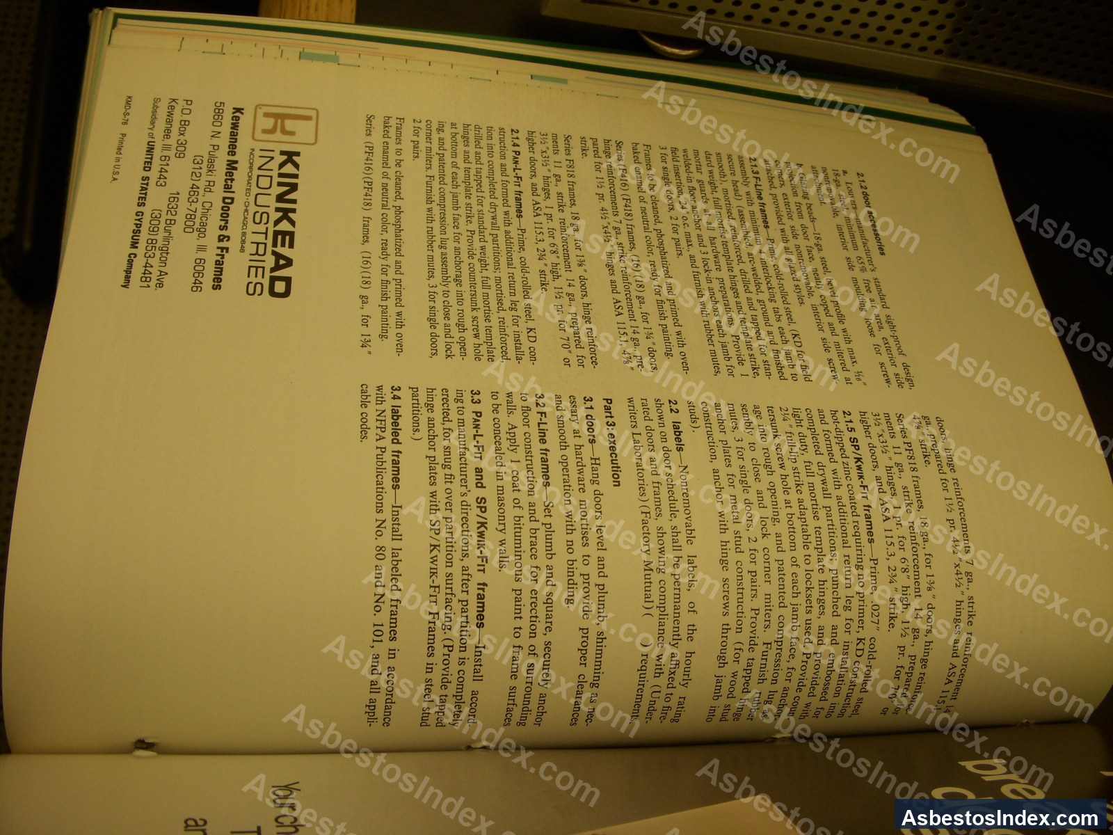 Fire Doors · Catalog Page