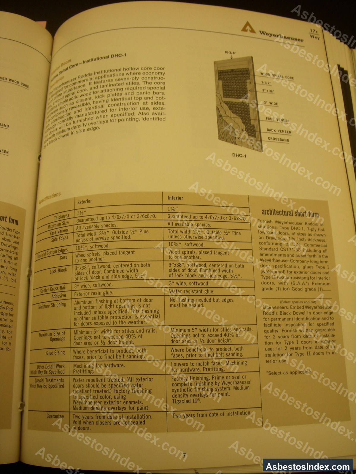 Fire Doors · Catalog Page