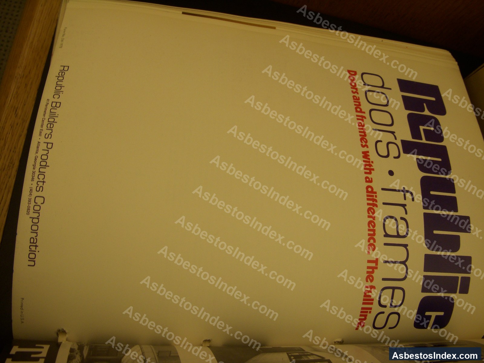 Fire Doors · Label / Packaging