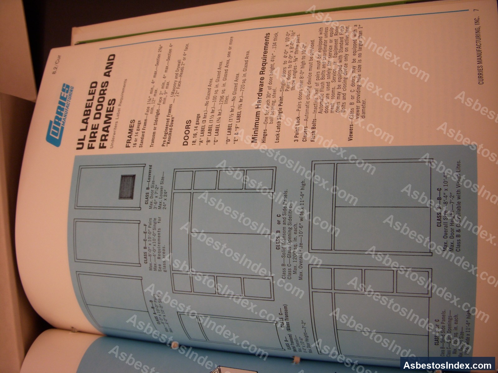 Fire Doors · Catalog Page