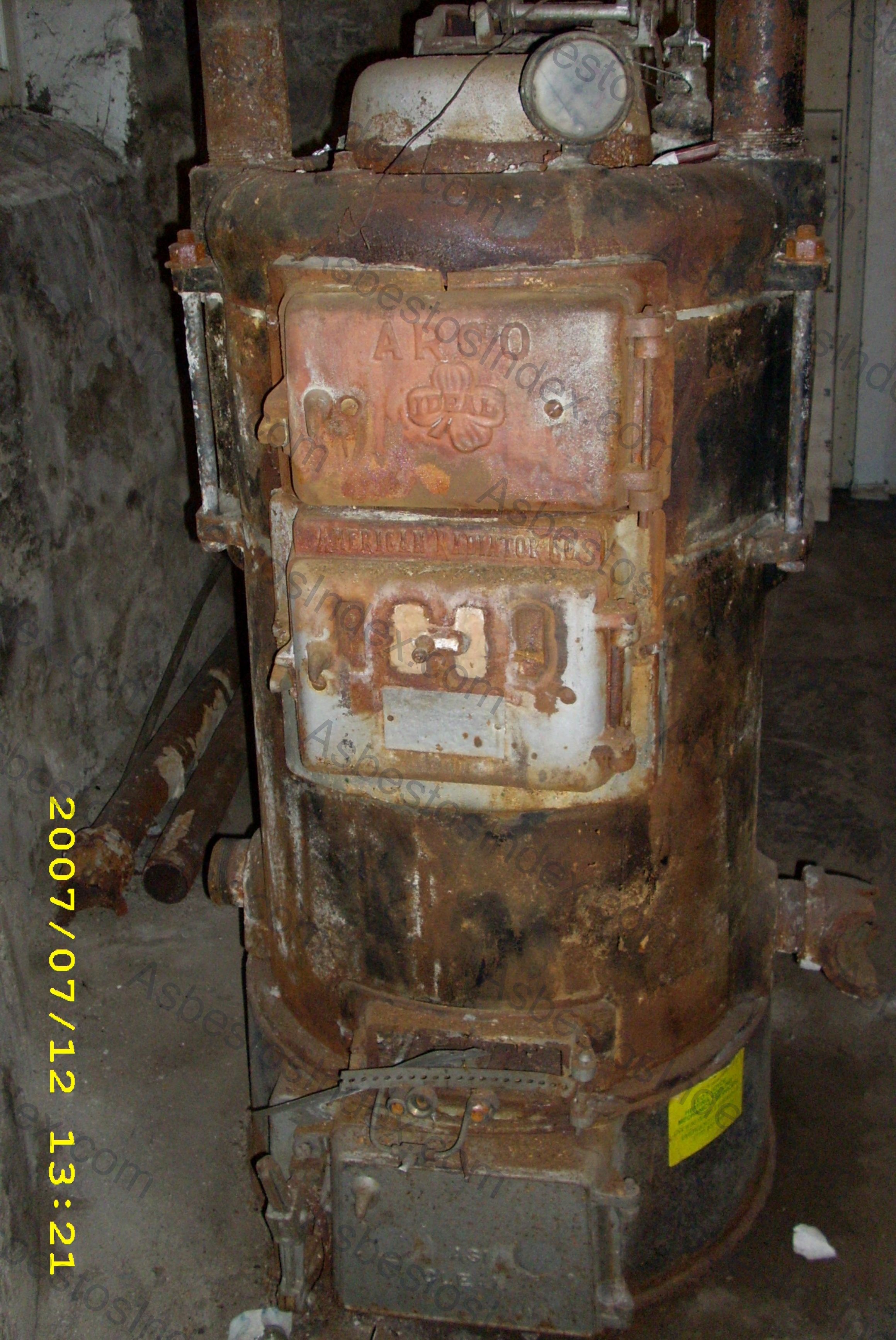 American Standard Oakfabco · Installed Equipment — American Standard Oakfabco
