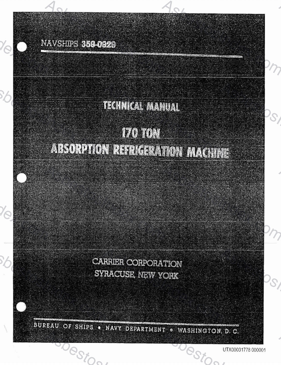 Carrier Corporation · Documentation — Carrier Corporation